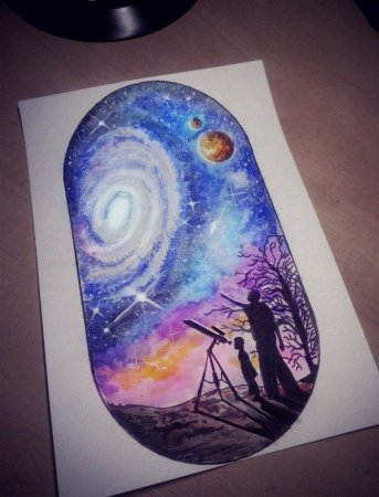 Космос рисунок