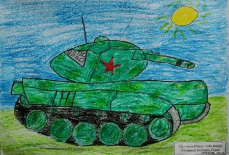 Детские рисунки на тему война