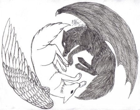 Добро и зло рисунок