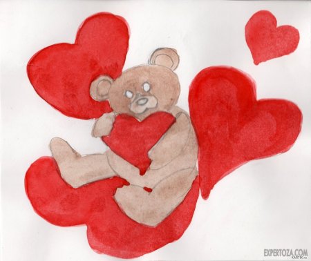 Рисунки на день влюблённых