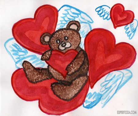 День св Валентина рисунки