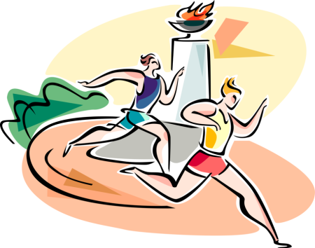 Эстафета рисунок