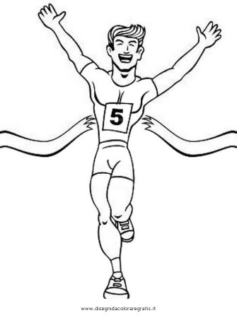 Легкая атлетика раскраска для детей