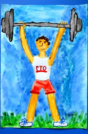 Рисунок на спортивную тему