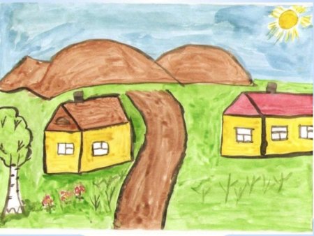 Природа родного края рисунки