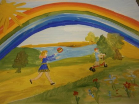 Счастливое детство рисунок на конкурс