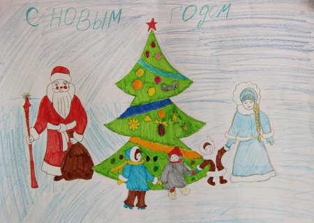 Рисование новый год