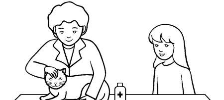 Раскраска ветеринар