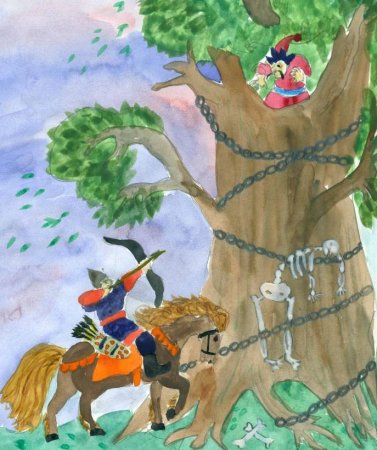 Илья рисунок Муромца Муромец и Соловей