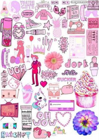 Розовая тема рисунки