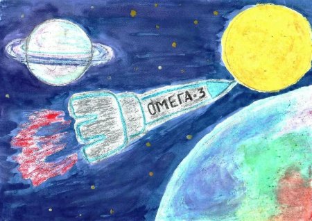 Изо ракета в космосе