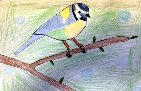 Рисунок ко Дню птиц
