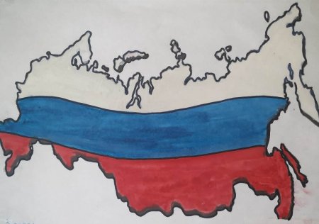 Рисунок моя Россия