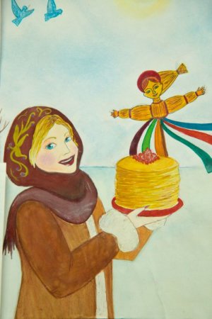 Русские народные праздники рисунки