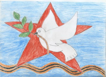 Рисунок на военную тематику