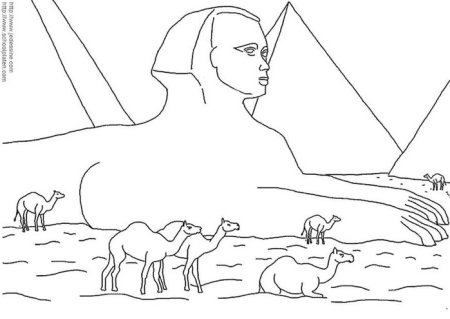Древний Египет раскраска