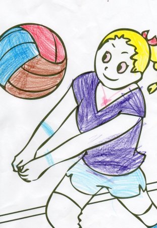 Спортивные рисунки