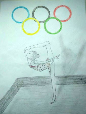 Рисунок на тему что такое спорт ? Красиво