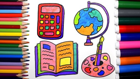 Рисование на тему школьные принадлежности