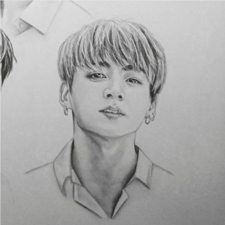 Нарисованная группа БТС