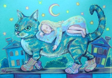 Сказочный сон кота