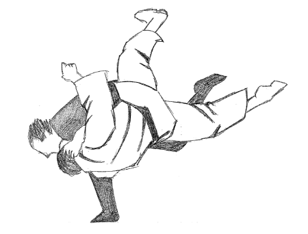 Раскраска дзюдо