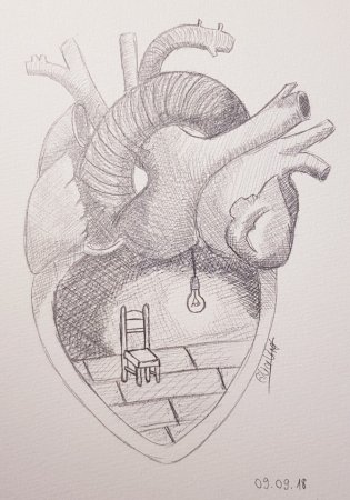 Депрессия рисунки карандашом