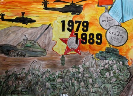 Военная тематика карандашом