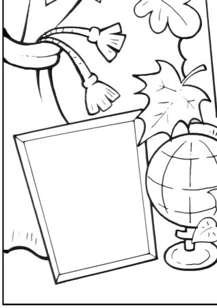 Умная Сова раскраска