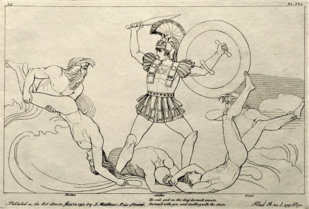 Флаксман иллюстрации к Илиаде