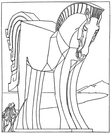 Иллюстрация к поэме Гомера Одиссея