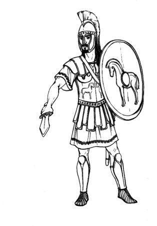 Иллюстрация к поэмам Гомера Одиссея и Илиада