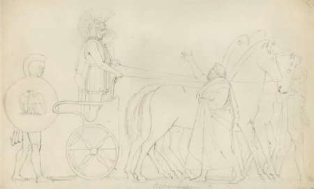 Рисунок к поэме Гомера Одиссея