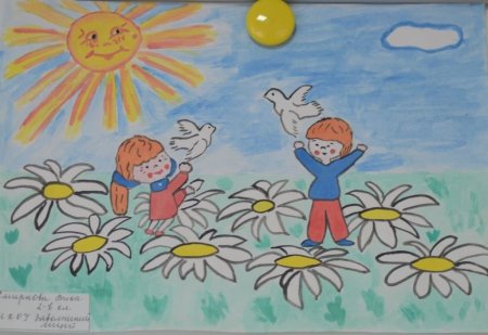 Рисование на тему Дружба народов