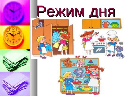 Распорядок дня рисунок