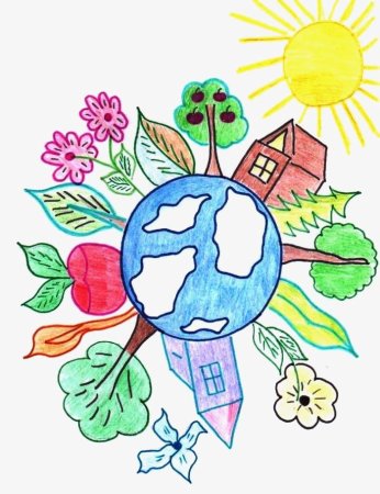 Рисунок на тему Планета детства