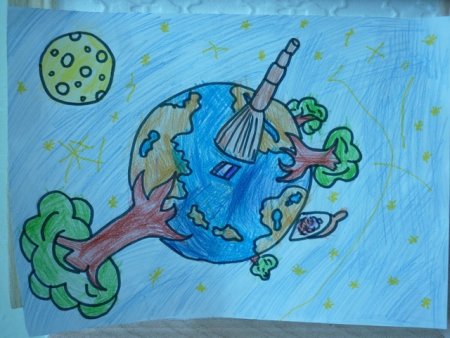 Рисунок на тему земля