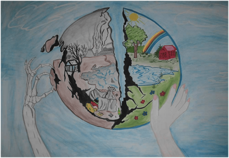 Рисование на тему мир