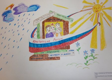 Детские рисунки ко Дню города