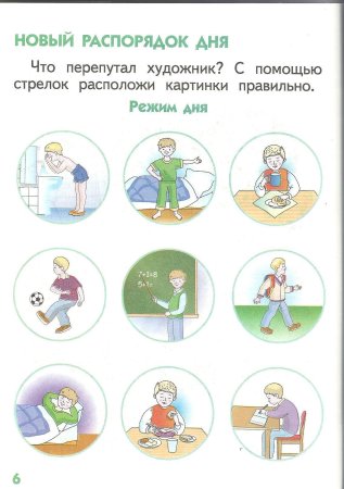 Рисунок на тему режим дня