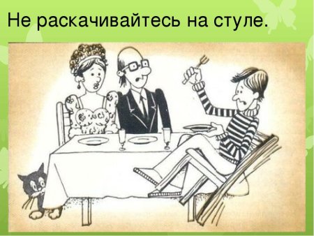 Рисунок на тему этикет