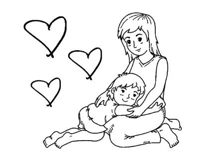 Рисование ко Дню матери