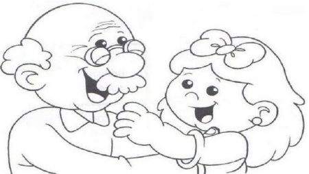 Рисунок на др дедушке