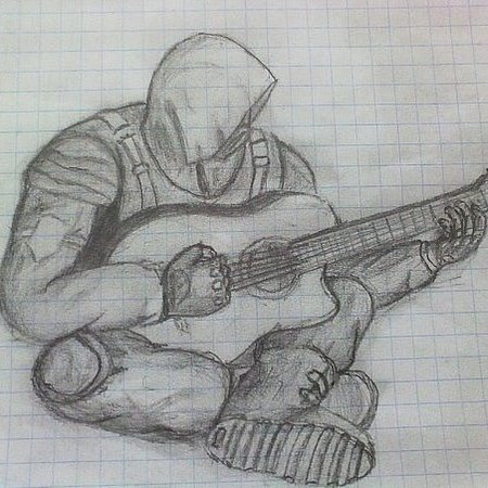 Сталкер рисунки карандашом