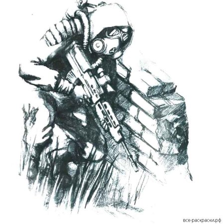 Раскраски сталкер монолит