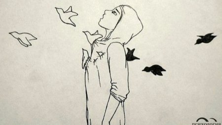 Печаль рисунок