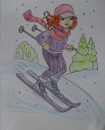 Рисунок на тему спорт