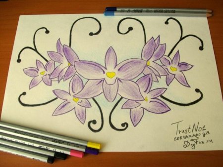 Раскраска букет цветов