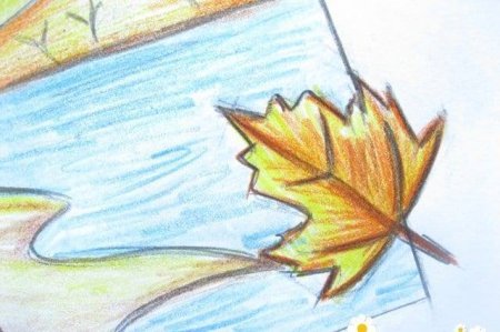 Рисунки на тему осень карандашом легко