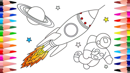 Космос рисунок